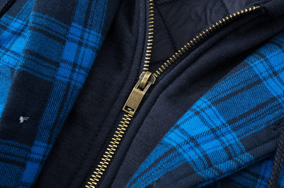 XANDER - Flanell-Hemdjacke mit abnehmbarer Kapuze 2024