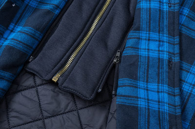 XANDER - Flanell-Hemdjacke mit abnehmbarer Kapuze 2024