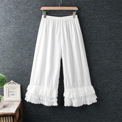 ZETA - Layer Lace Hose mit weitem Bein
