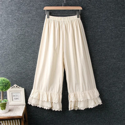 ZETA - Layer Lace Hose mit weitem Bein